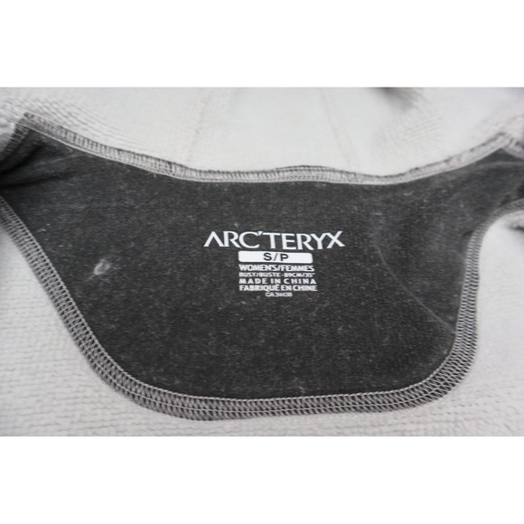 Arcteryx Jacket Womens Small White Knit Hooded Full Zip Casual Outdoor Hiking - Picture 6 of 13